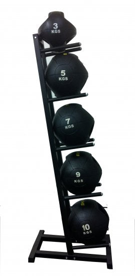 Double-grip medicine ball package with Single side Rack - iworkout.com.au